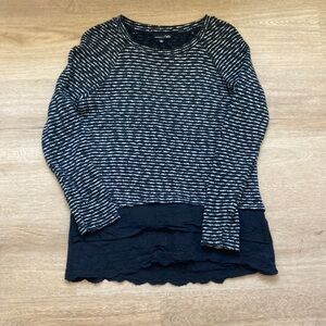 rxb brand tunic sweater with eyelet detail. Size small.